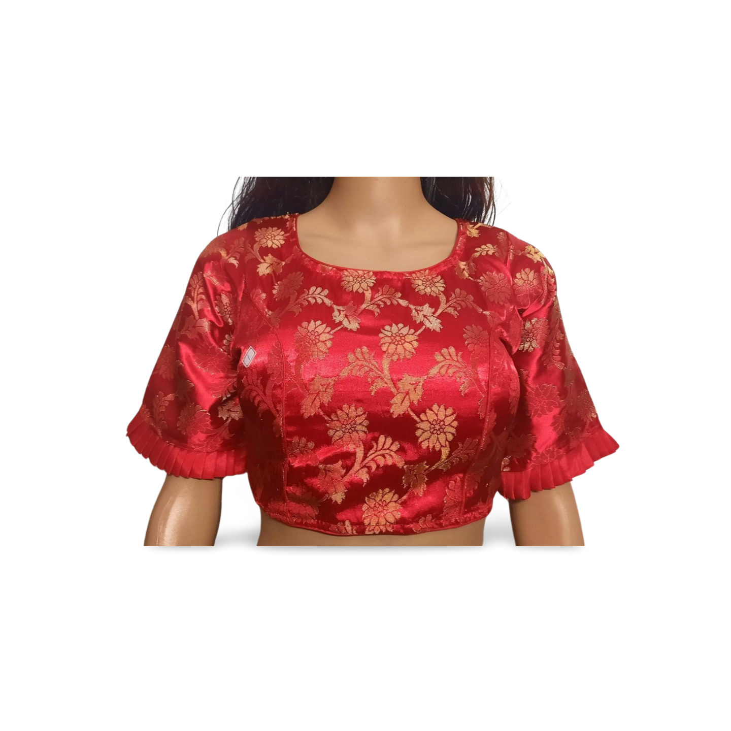 Katan with Frill blouse