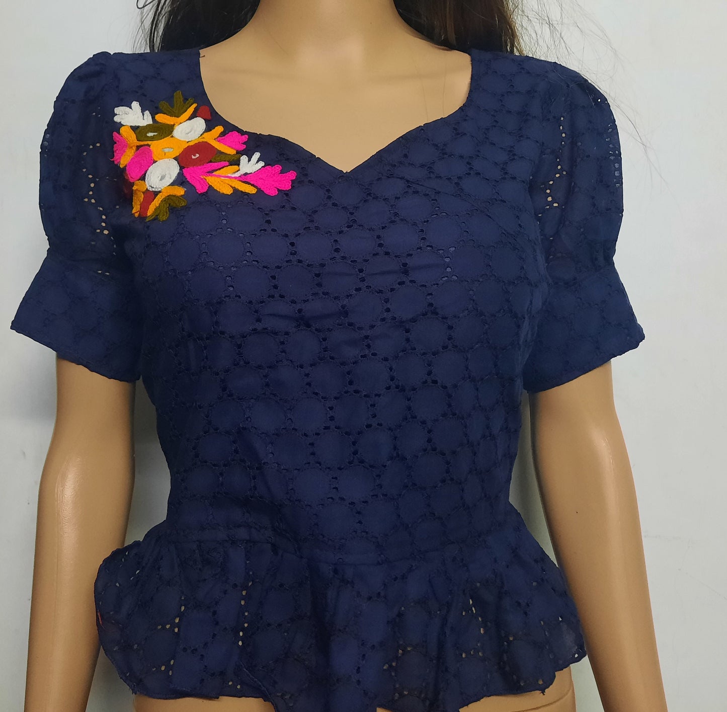 Hakoba cotton Long blouse