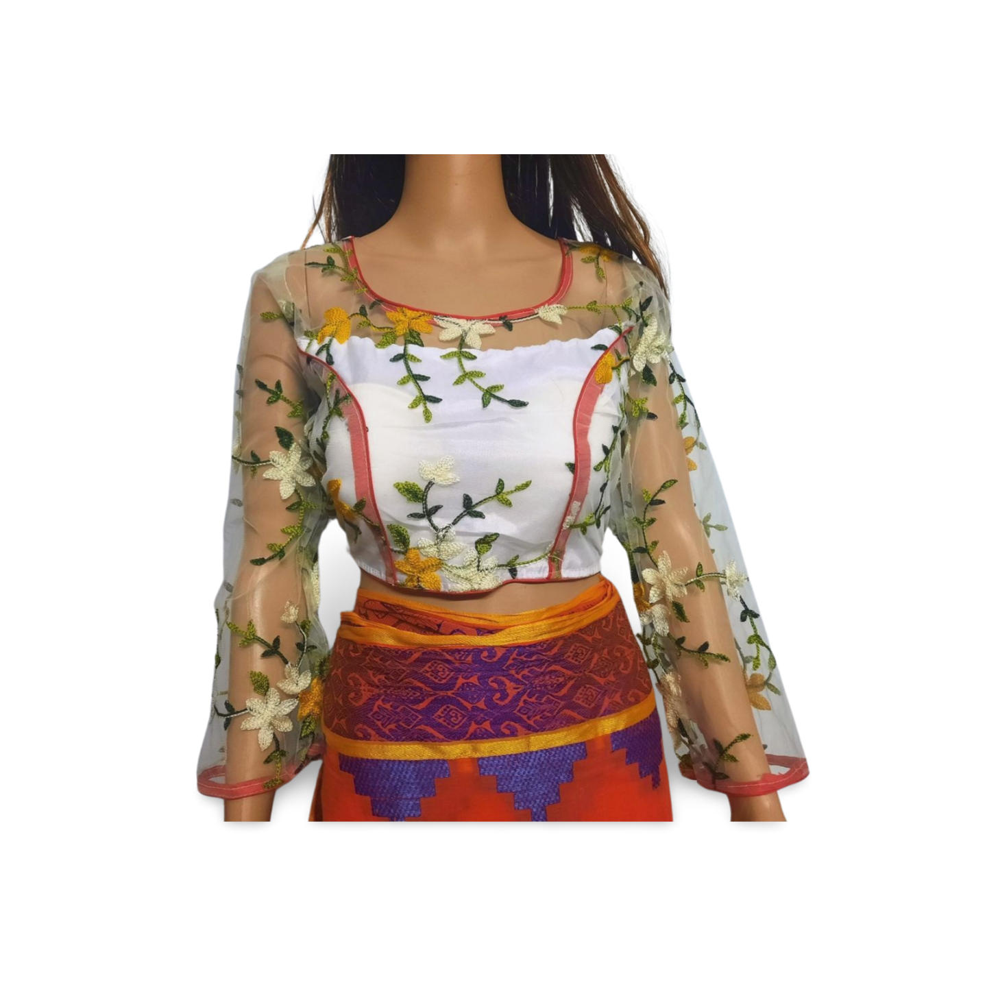 Net Embroidery Blouse