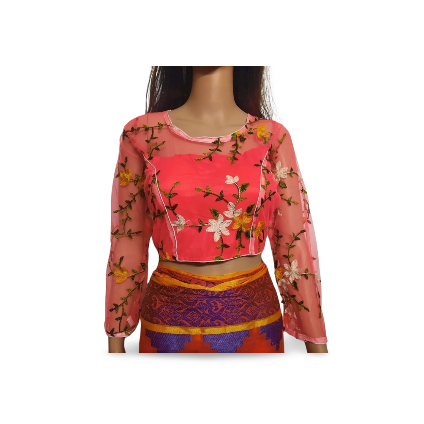 Net Embroidery Blouse