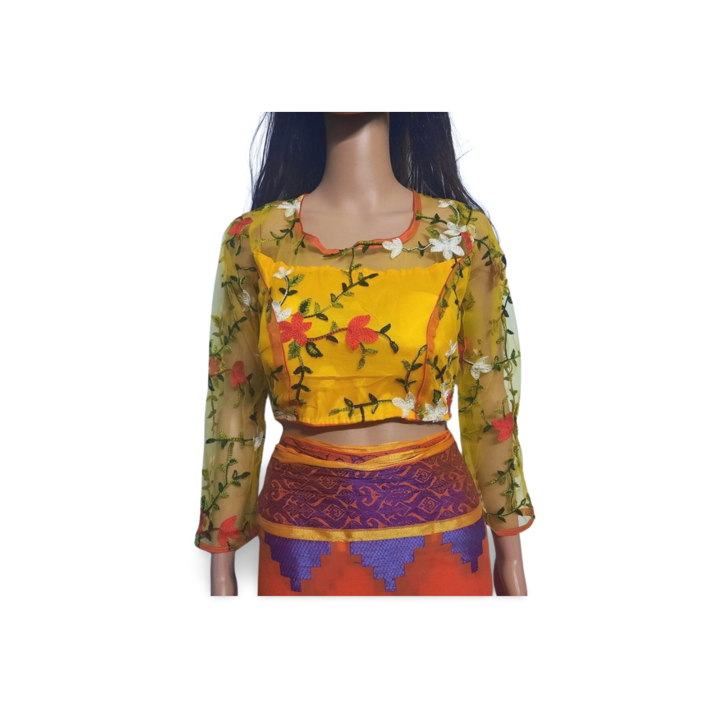 Net Embroidery Blouse