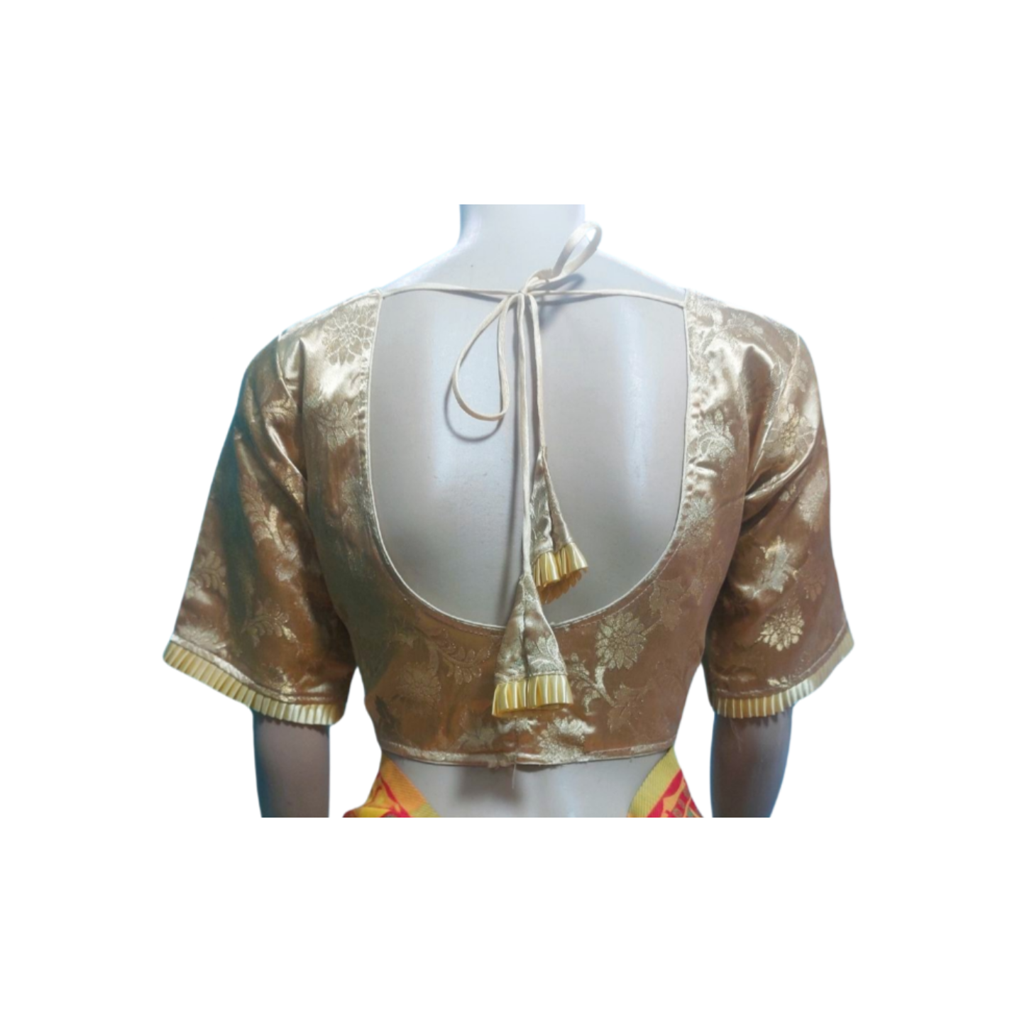 Katan with Frill blouse