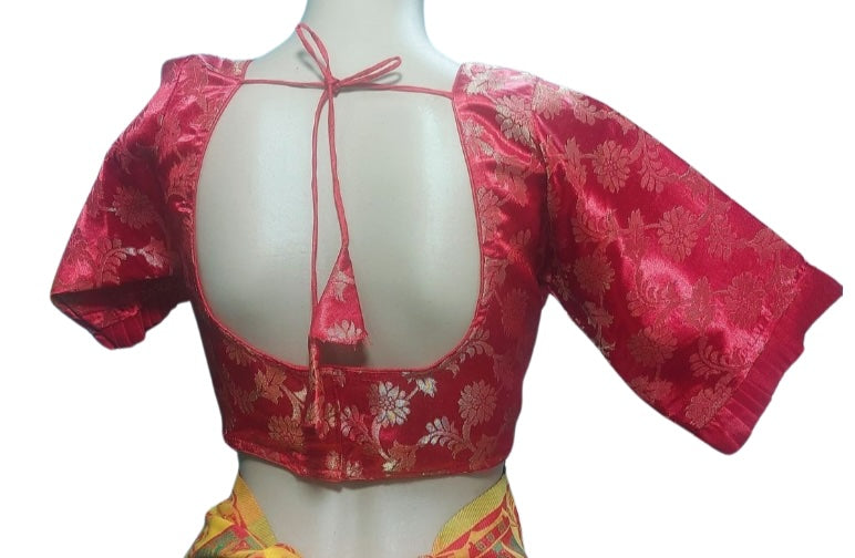 Katan with Frill blouse