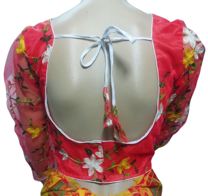 Net Embroidery Blouse