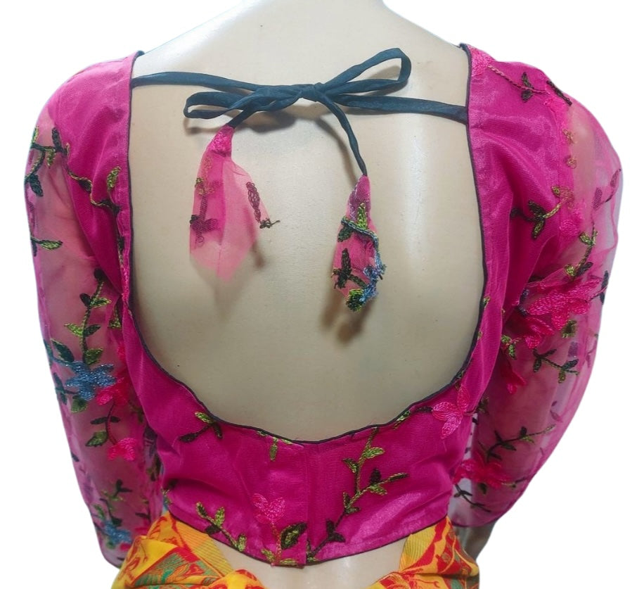 Net Embroidery Blouse