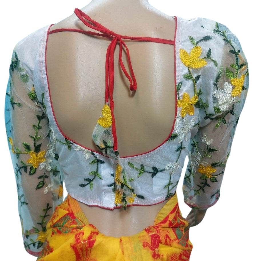 Net Embroidery Blouse