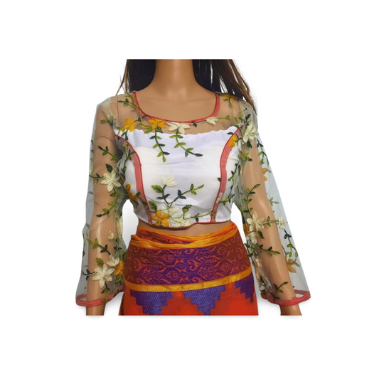 Net Embroidery Blouse